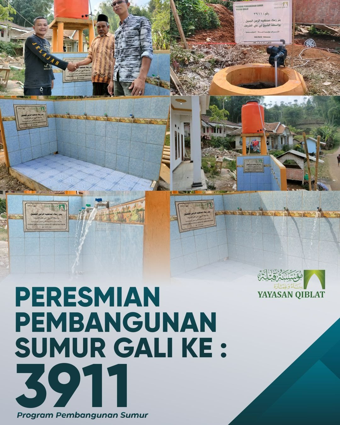 Air yang Memberi Kekuatan: Peresmian Sumur 3911 dan Semangat Beribadah