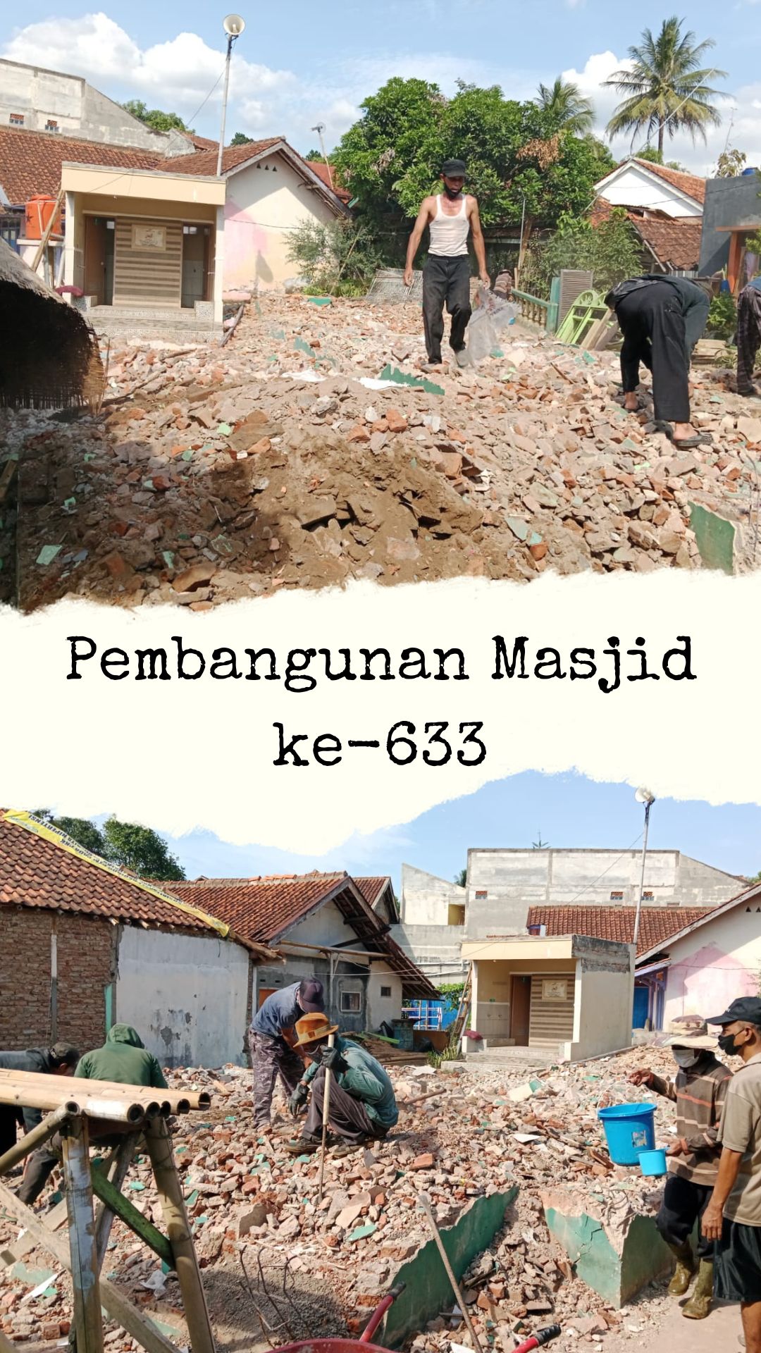 Proses Awal Pembangunan Masjid 633
